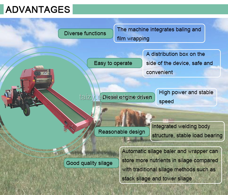 2026 SELL 2026 Full Automatic  - Silage Baler Machine reseña y precio