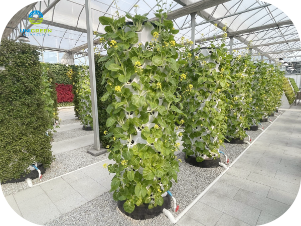 Vertical Garden Tower Wheels M - Hydroponic Farming Agriculture reseña y precio