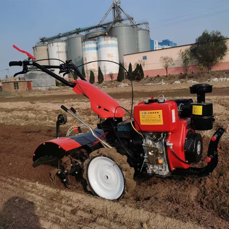 Rotary Tiller Walking Farm Tra - Agriculture Gardening Farming reseña y precio