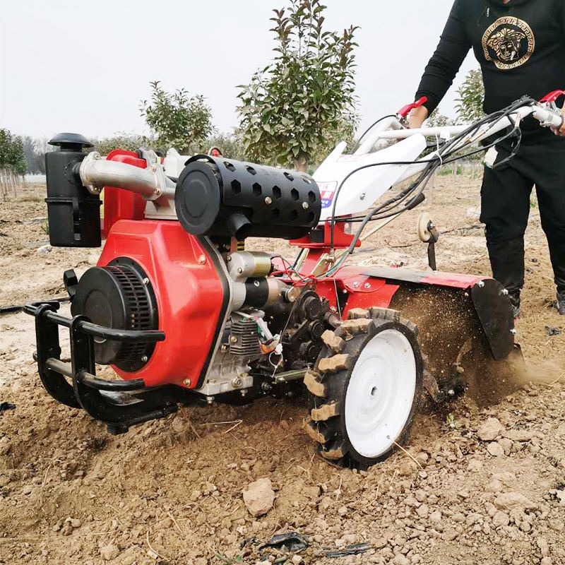 Rotary Tiller Walking Farm Tra - Agriculture Gardening Farming reseña y precio