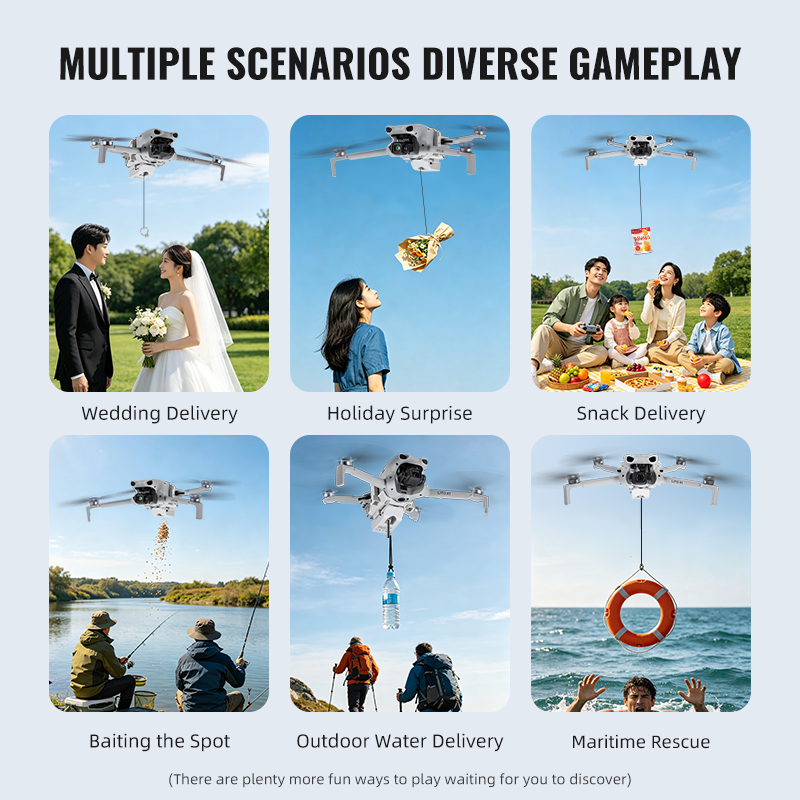 Airdrop System 12KM for DJI Li - Drone Crop Sprayer reseña y precio
