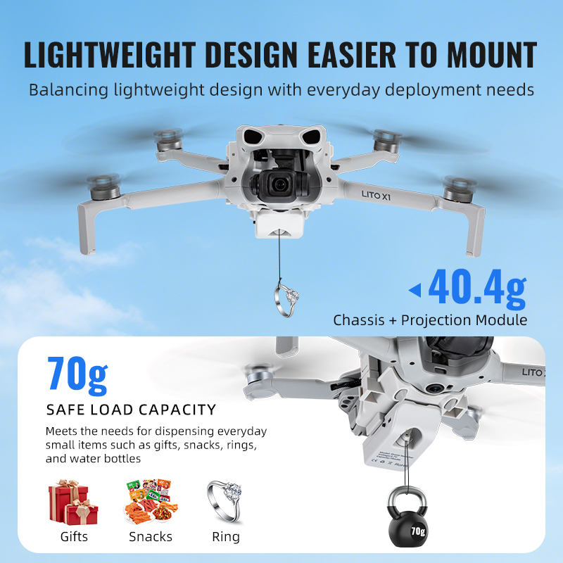 Airdrop System 12KM for DJI Li - Drone Crop Sprayer reseña y precio