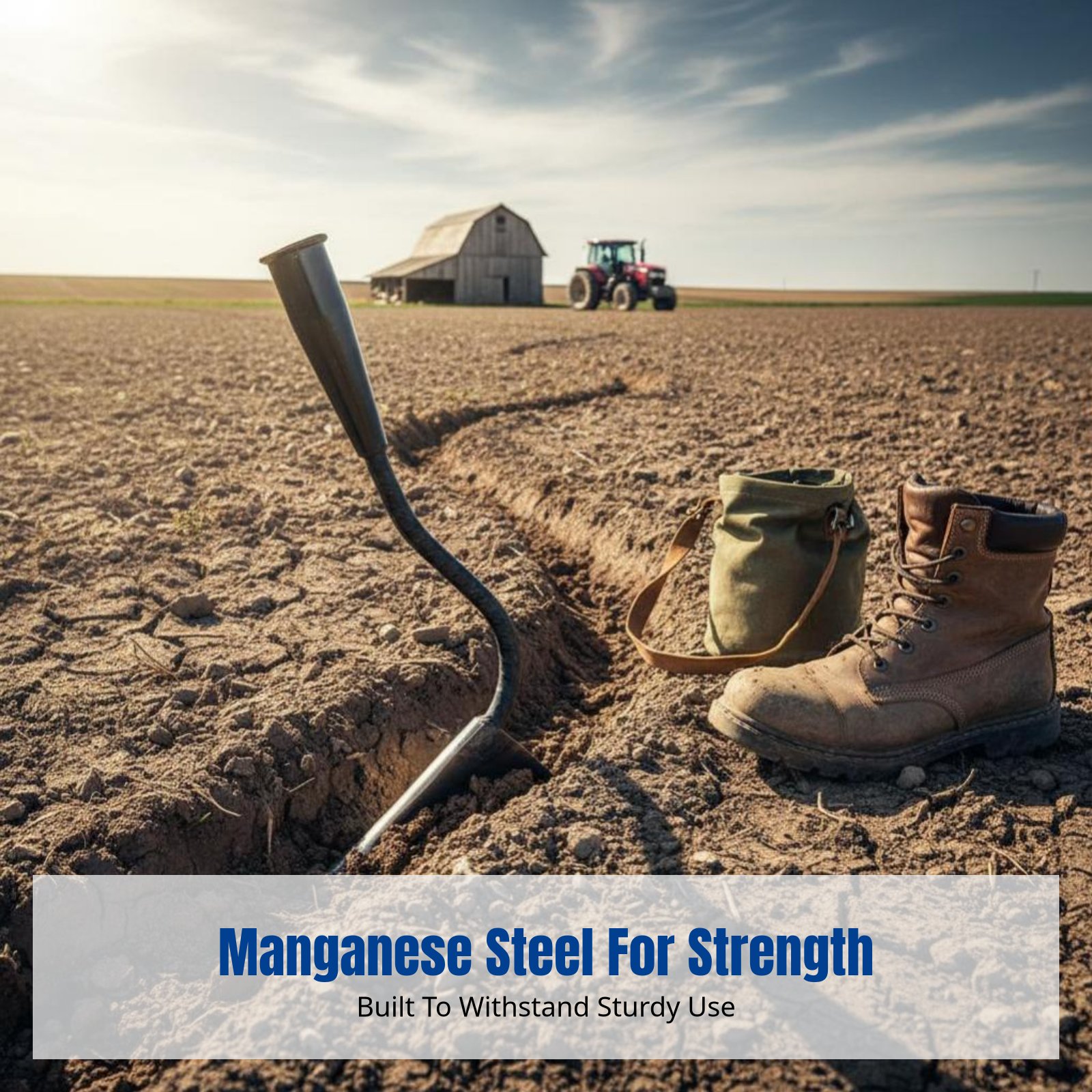 Thickened Manganese Steel Tria - Agriculture Farming Hand Tools reseña y precio