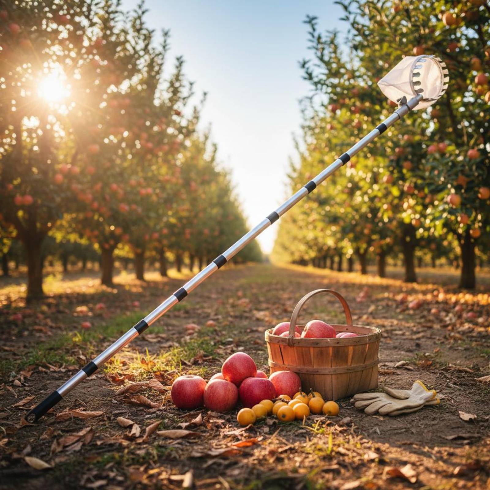 Fruit Picker with Net Bag Adju - Farming Farmer reseña y precio
