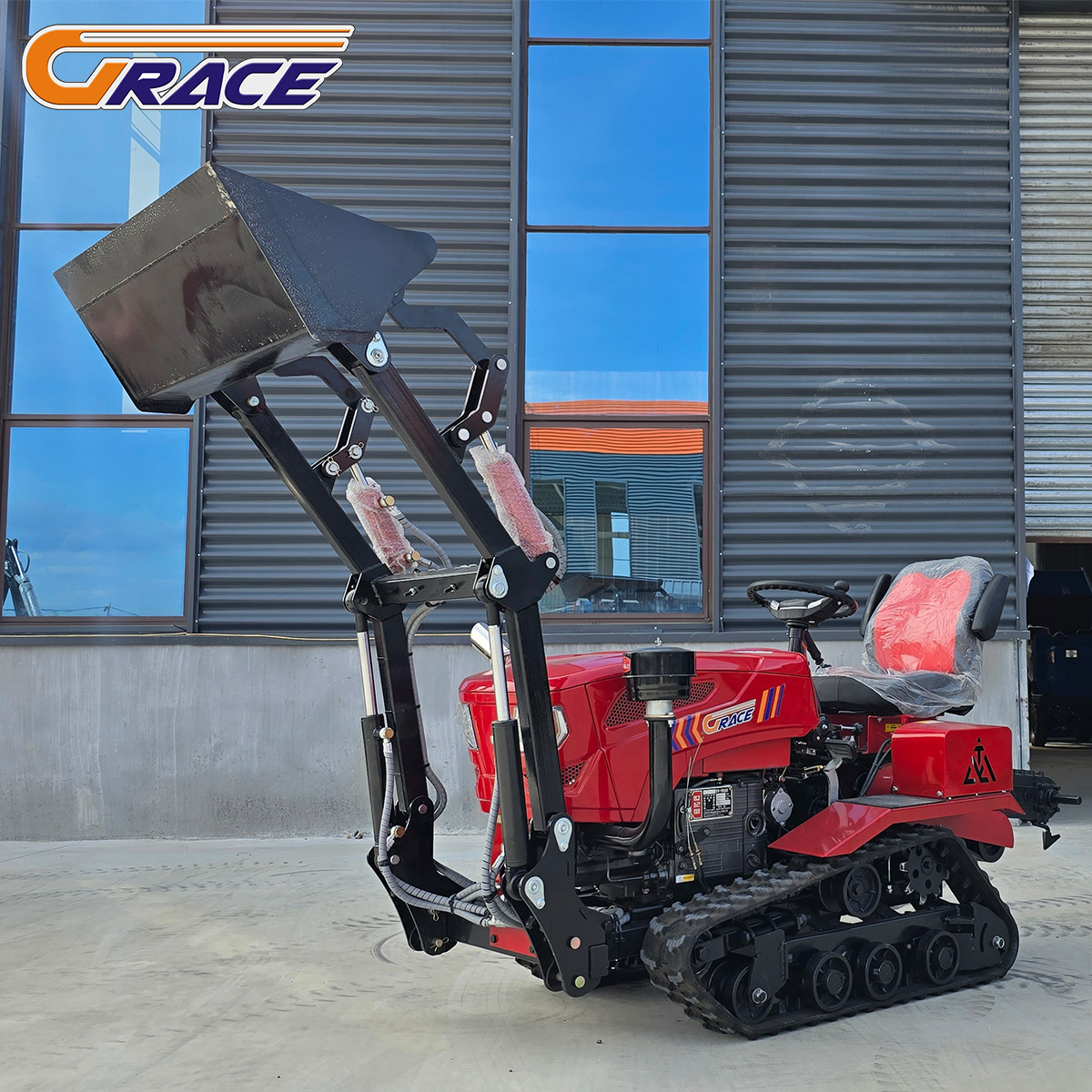 Mini Crawler Tractor For Garde - Agriculture Gardening Farming reseña y precio