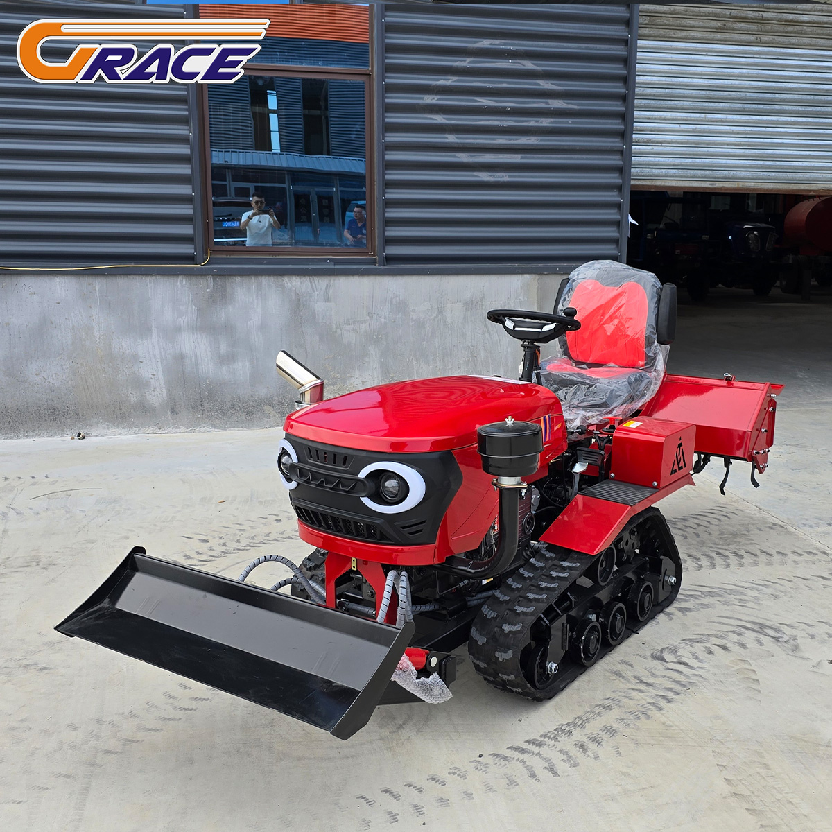 Mini Crawler Tractor For Garde - Agriculture Gardening Farming reseña y precio