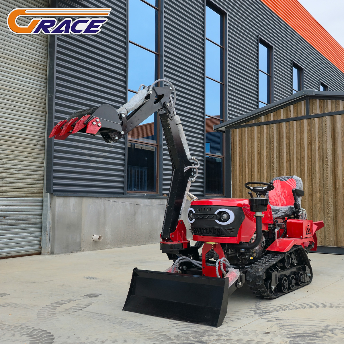Mini Crawler Tractor For Garde - Agriculture Gardening Farming reseña y precio