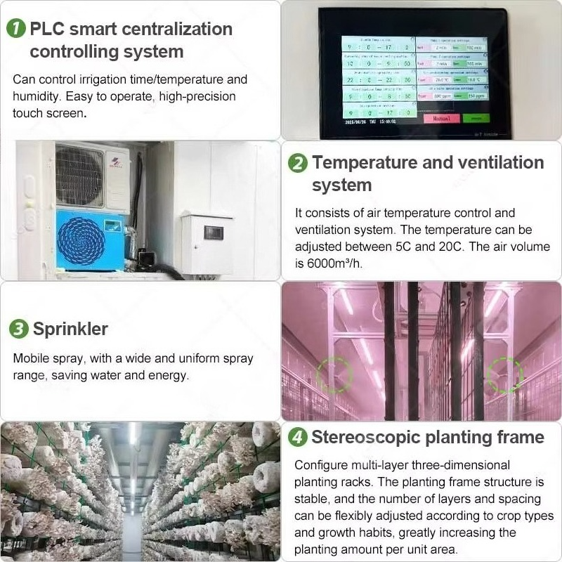 Customized 20ft 40ft Container - Hydroponic Farming Agriculture reseña y precio