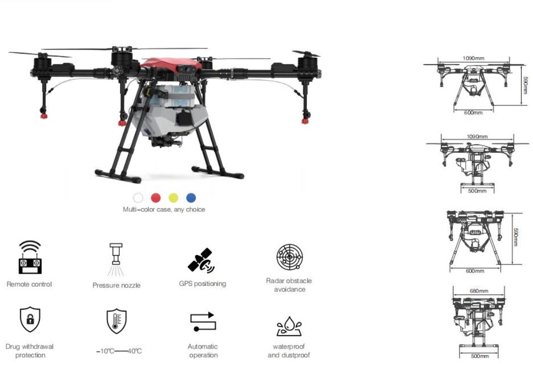 Professional 16L Agricultural  - Drone Crop Sprayer reseña y precio