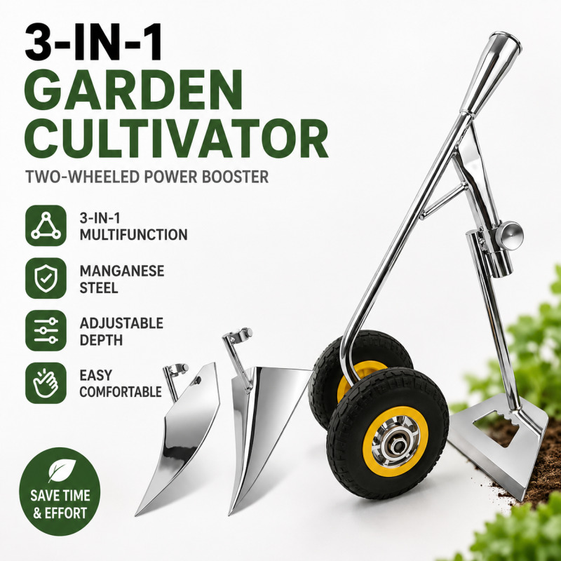 3 in 1 Hoe MultiPurpose Farmin - Agriculture Farming Hand Tools reseña y precio