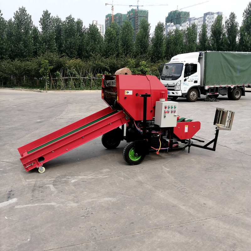 Green Storage Corn Stalk Baler - Silage Baler Machine reseña y precio