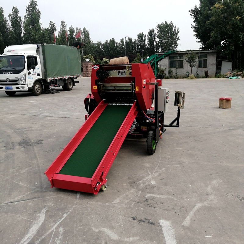 Green Storage Corn Stalk Baler - Silage Baler Machine reseña y precio