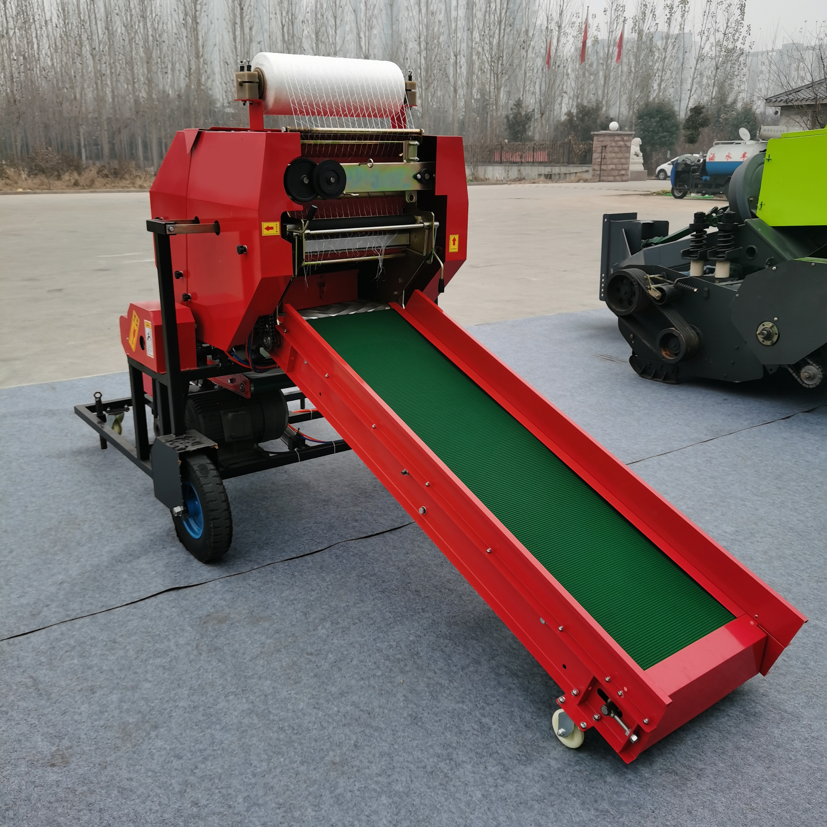Green Storage Corn Stalk Baler - Silage Baler Machine reseña y precio