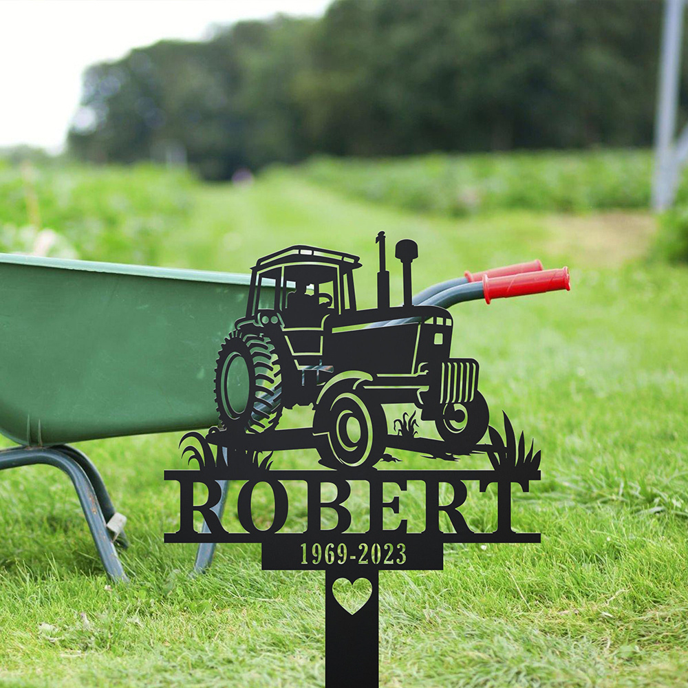 Custom Farmer Memorial Metal S - Farming Farmer reseña y precio
