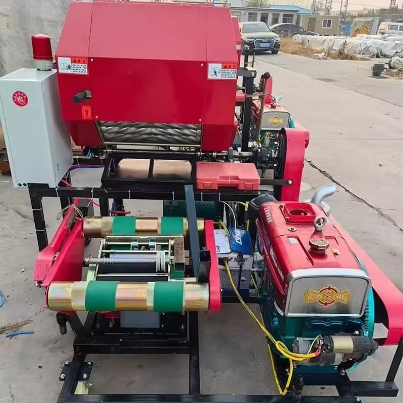 2024 Full Automatic Di esel En - Silage Baler Machine reseña y precio
