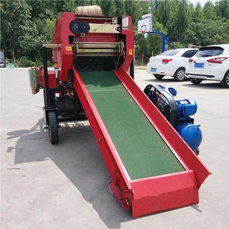 2024 Full Automatic Di esel En - Silage Baler Machine reseña y precio