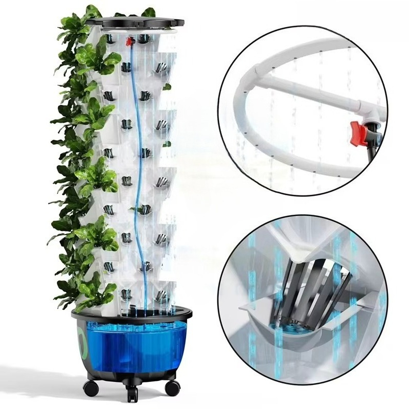 65 L 6 Layer 48 Holes Garden V - Hydroponic Farming Agriculture reseña y precio