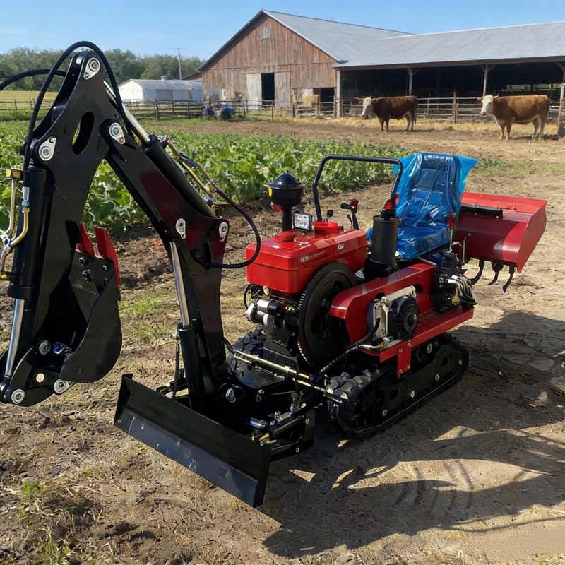 Customized 35HP Crawler Tracto - Agriculture Gardening Farming reseña y precio